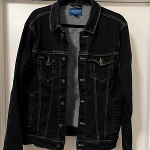 Arizona Jean‎ Co Men's Medium Dark Wash Denim Jacket